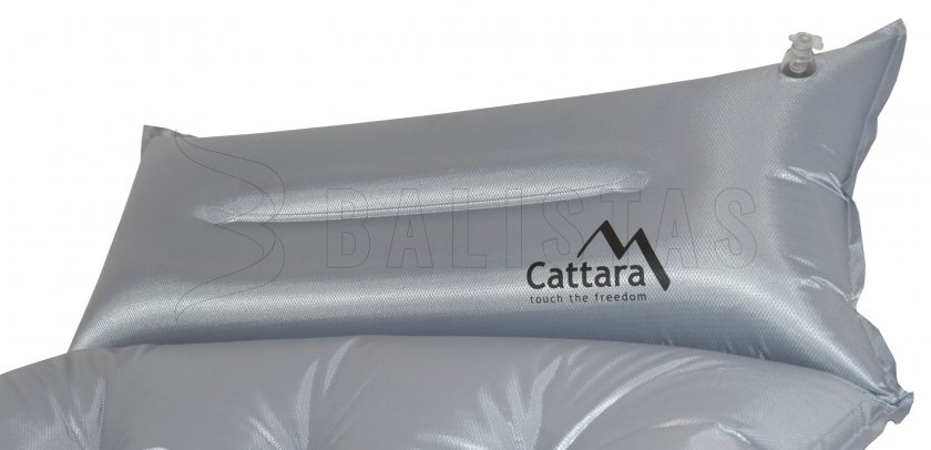 Colchoneta autohinchable para coche Cattara Midnight 180x66x4cm con cojín
