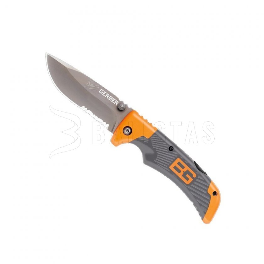 Navaja Gerber Bear Grylls Scout, filo combinado