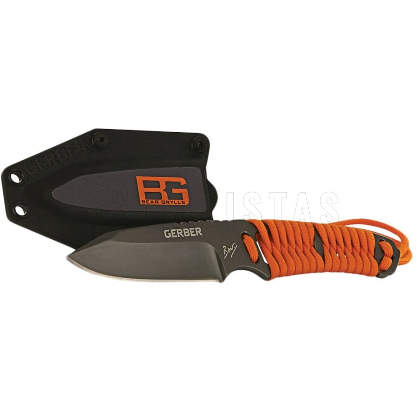 Cuchillo Gerber Bear Grylls Paracord, hoja lisa