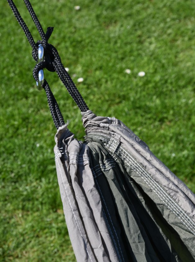 Hamaca NYLON 275x137 cm verde-marrón
