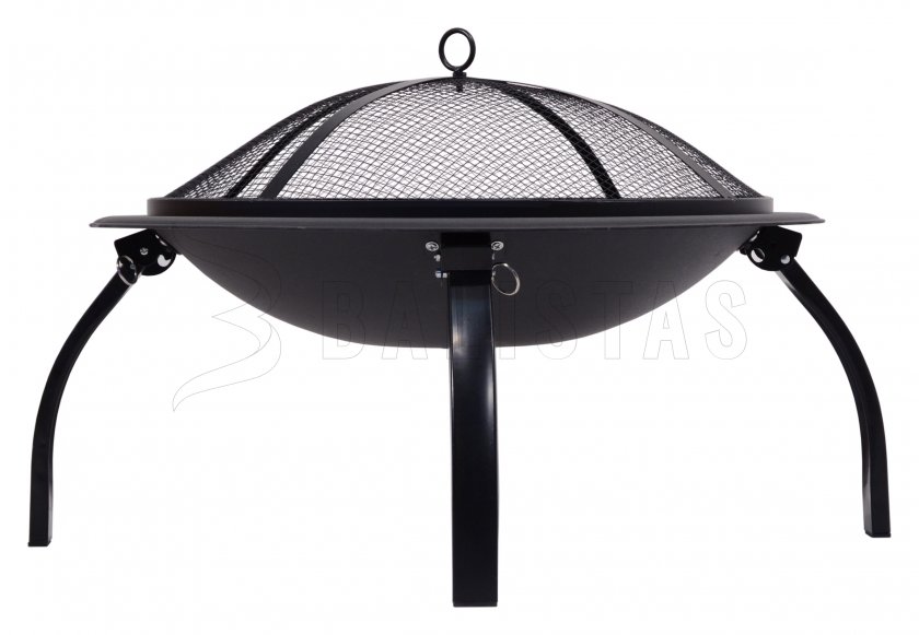 Chimenea con rejilla Vesuv con tapa