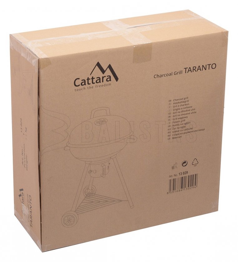 Parrilla de carbón Taranto 55 cm