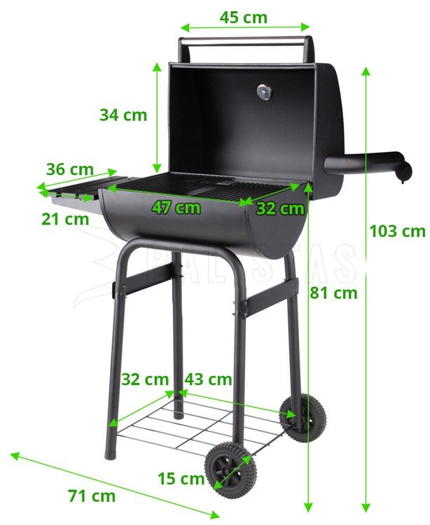 Apache parrilla de carbón (99514)