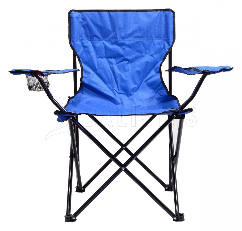 Silla de camping plegable Bari azul