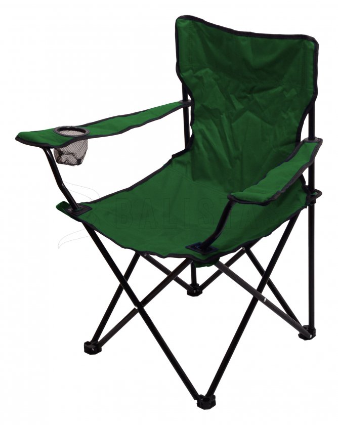 Silla de camping plegable Bari verde