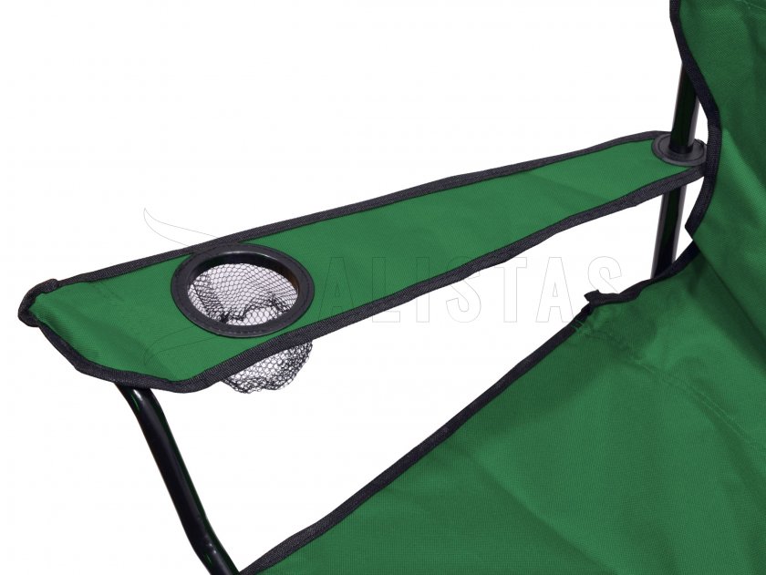 Silla de camping plegable Bari verde