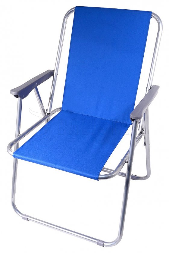 Silla de camping plegable Bern azul