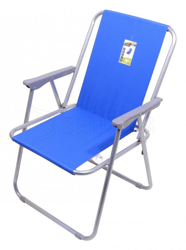 Silla de camping plegable Bern azul
