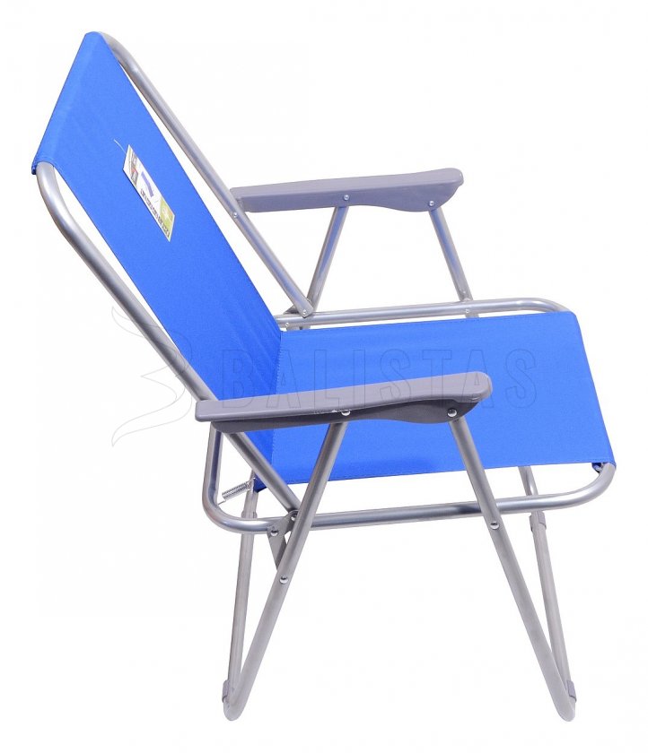Silla de camping plegable Bern azul