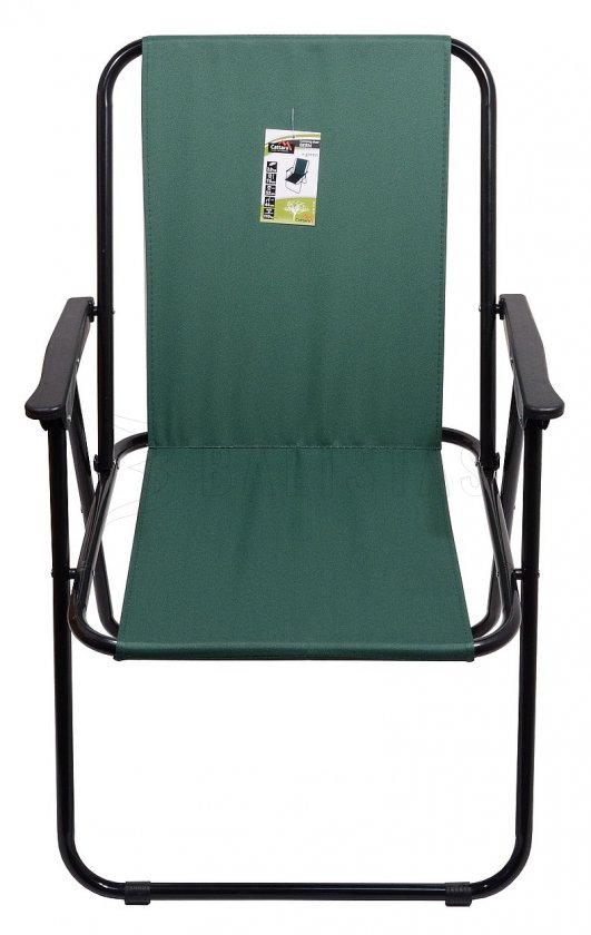 Silla de camping plegable verde Berna