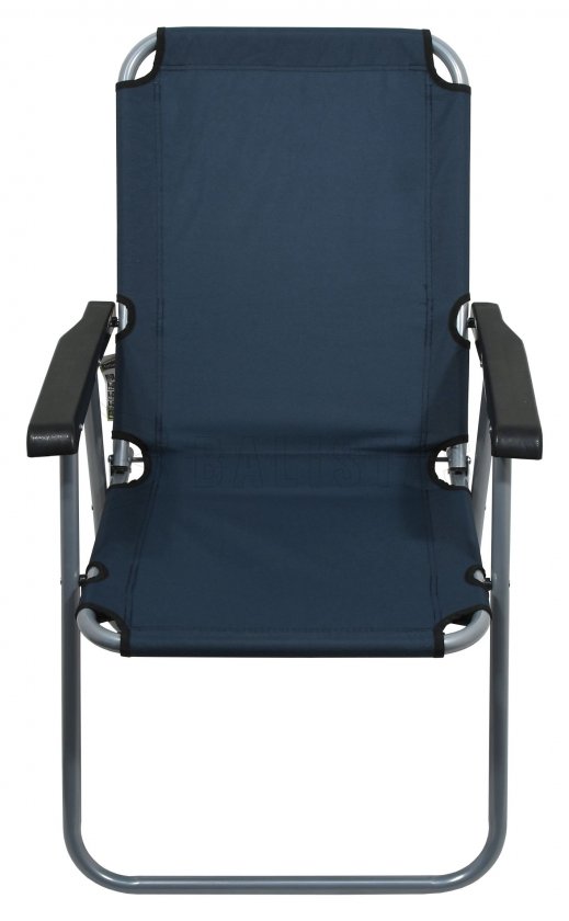 Silla de camping plegable Lyon azul oscuro