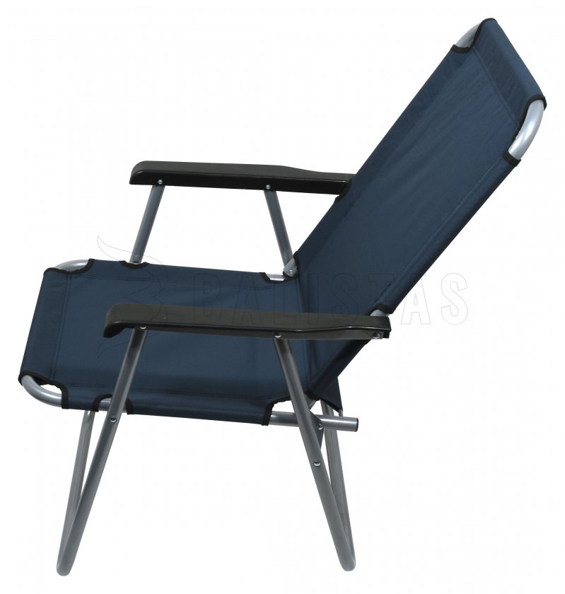 Silla de camping plegable Lyon azul oscuro