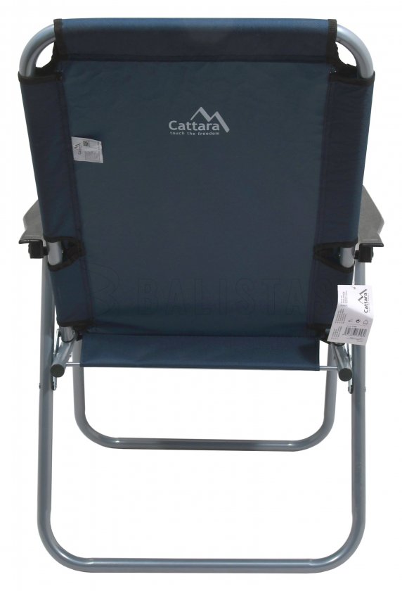 Silla de camping plegable Lyon azul oscuro
