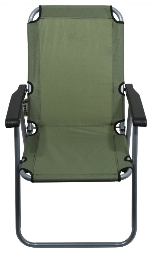 Silla de camping plegable Lyon verde oscuro