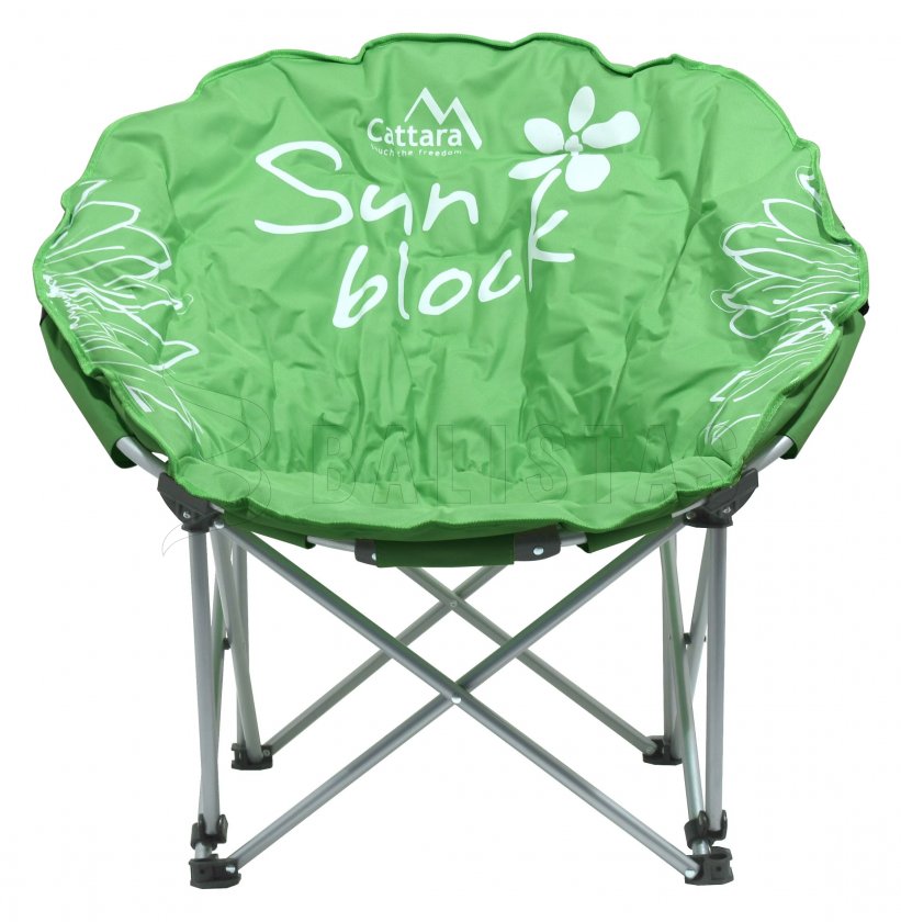 Silla de camping plegable Flowers verde