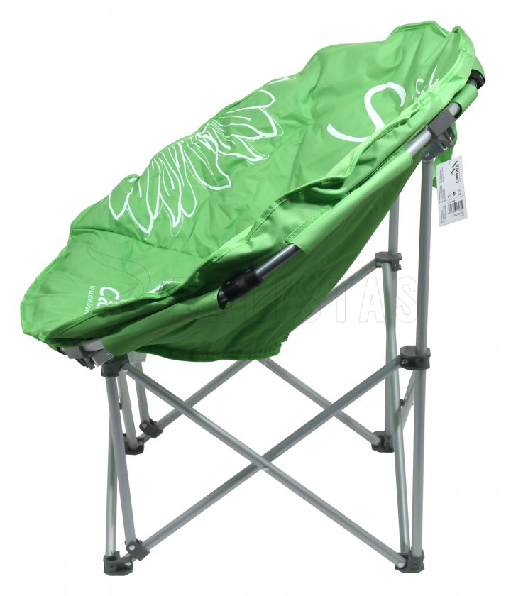 Silla de camping plegable Flowers verde