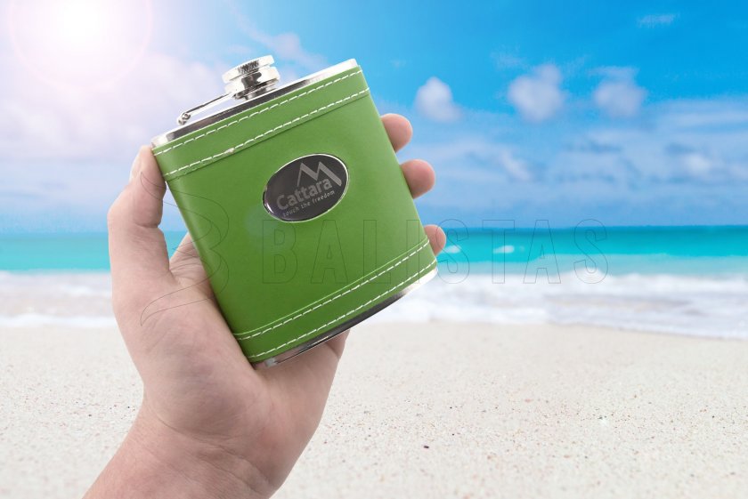 Petaca verde 175 ml
