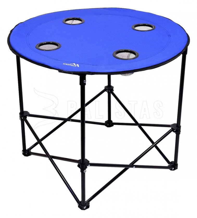 Mesa de camping plegable Split azul