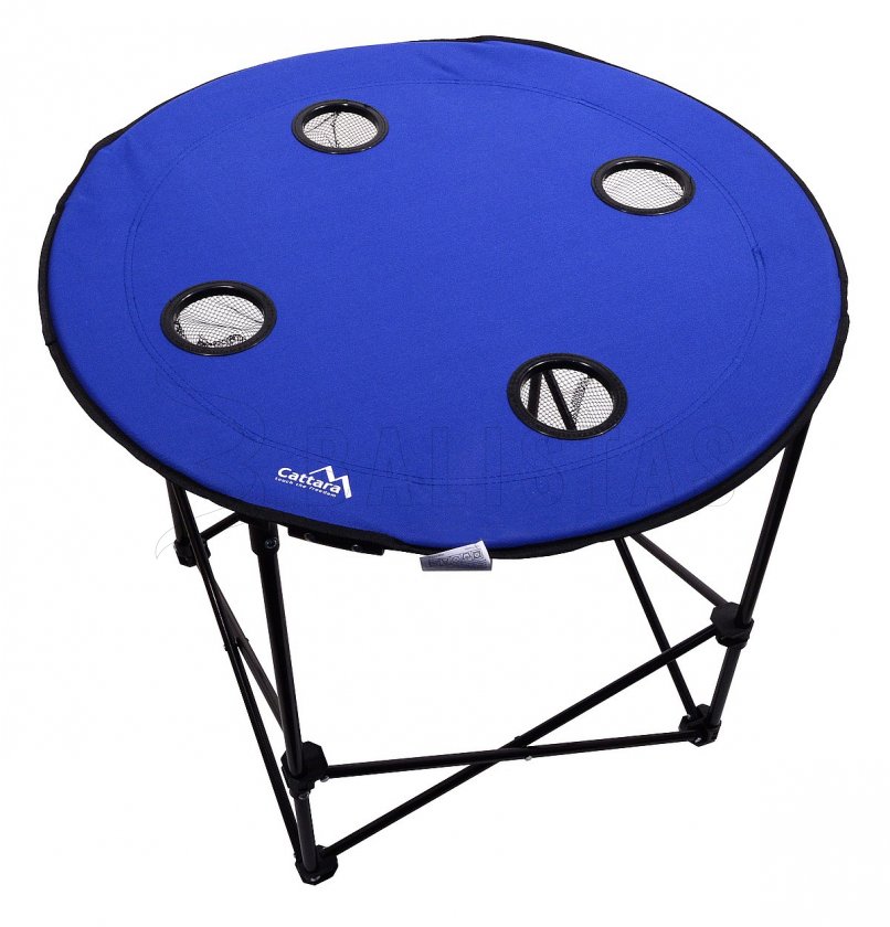 Mesa de camping plegable Split azul