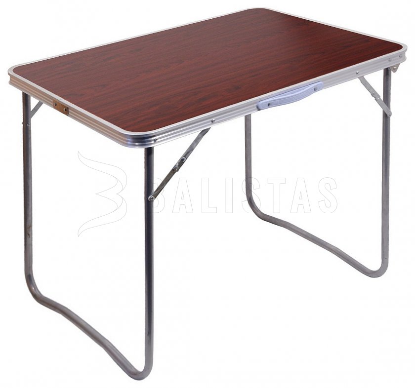 Mesa de camping plegable Balaton marrón