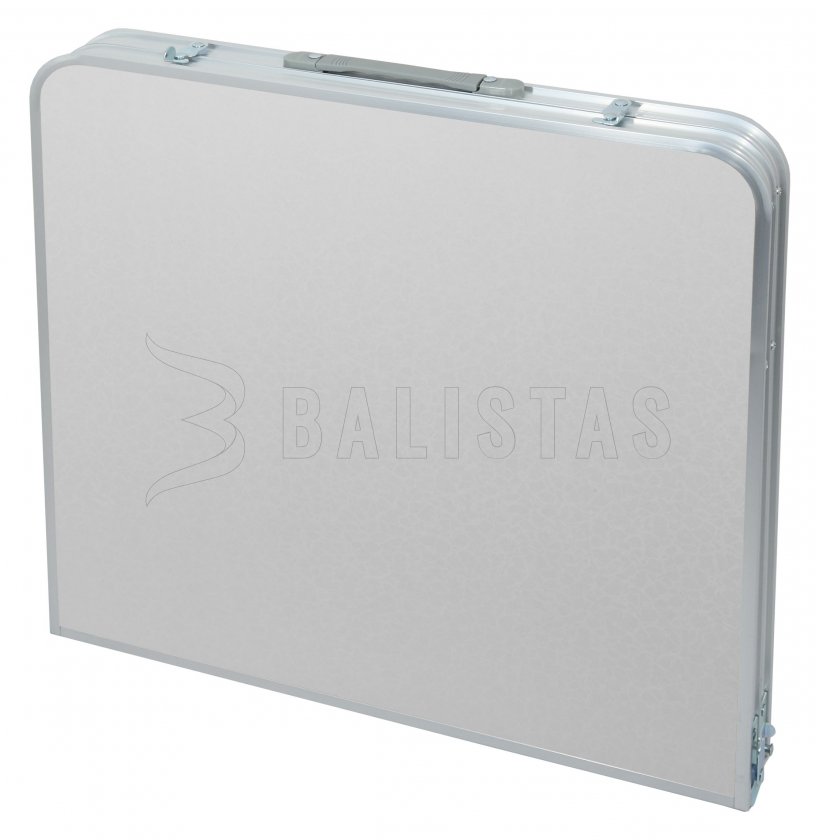 Mesa de camping Doble telescópica gris + 4x sillas