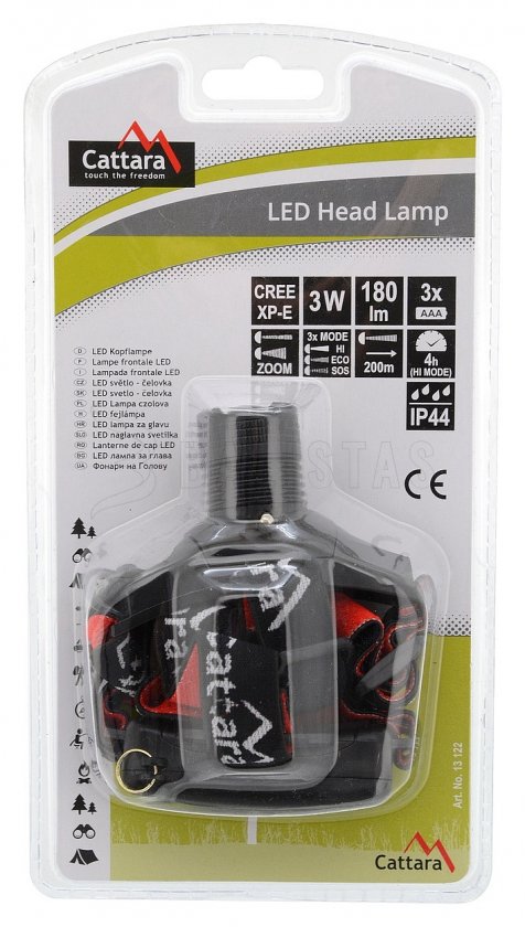 Faro LED zoom 180 lm