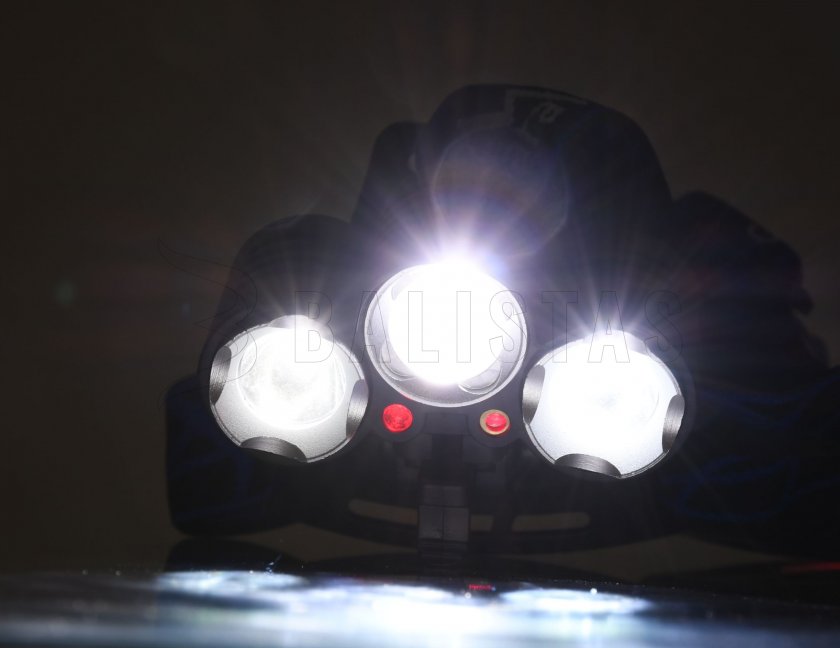 Faro LED 400 lm (1x XM-L+2x XP-E)