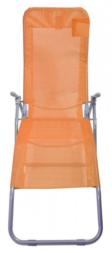 Tumbona de camping plegable Palermo naranja