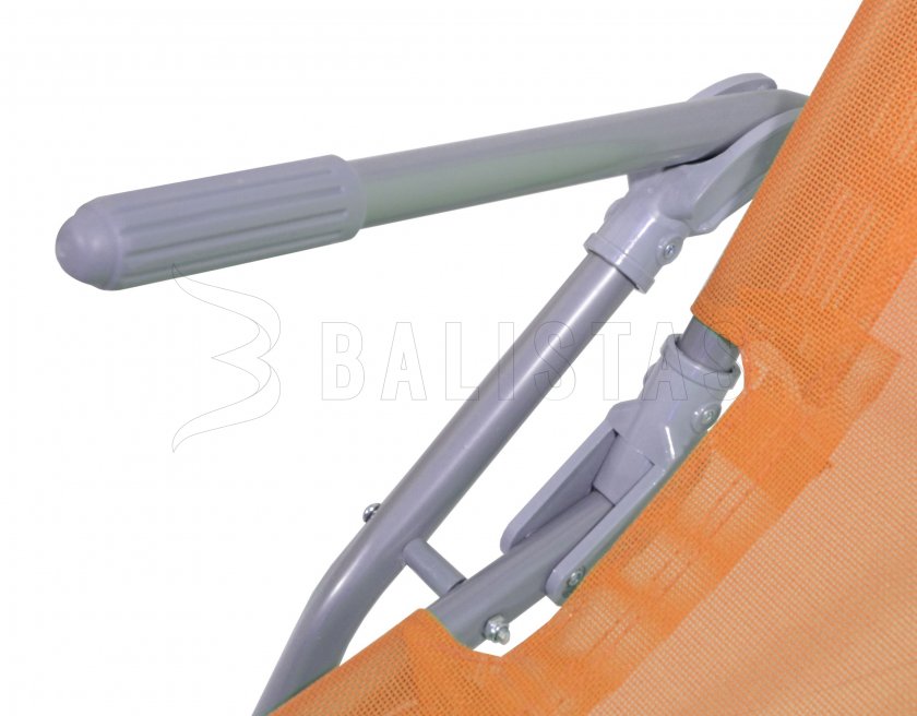 Tumbona de camping plegable Palermo naranja