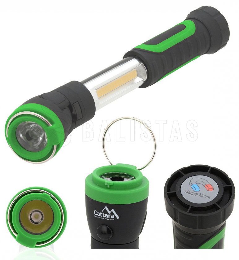 Linterna LED 100/200 lm Camping retráctil