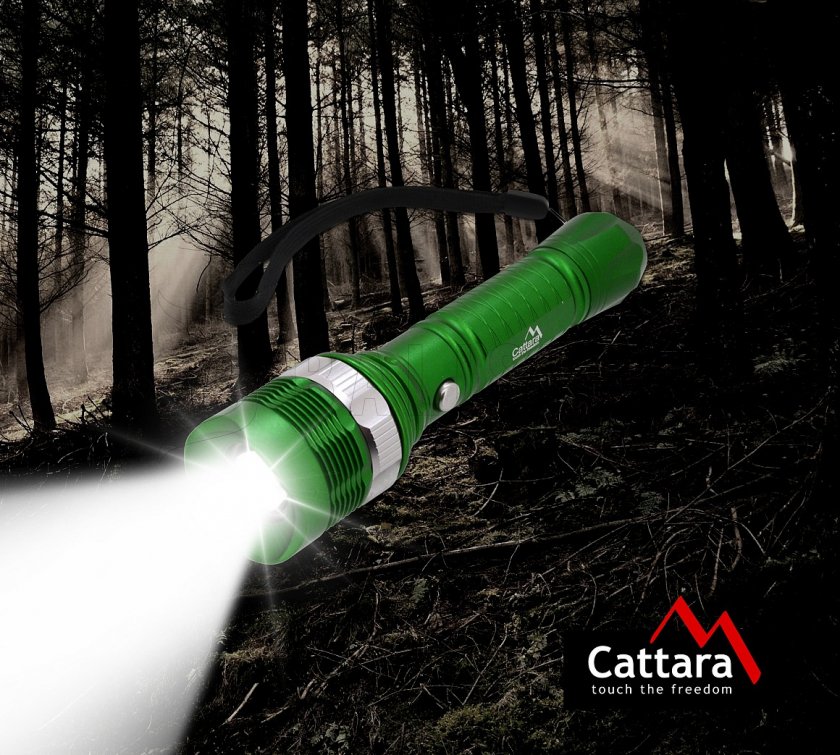 Linterna LED de mano 150 lm ZOOM 3 funciones