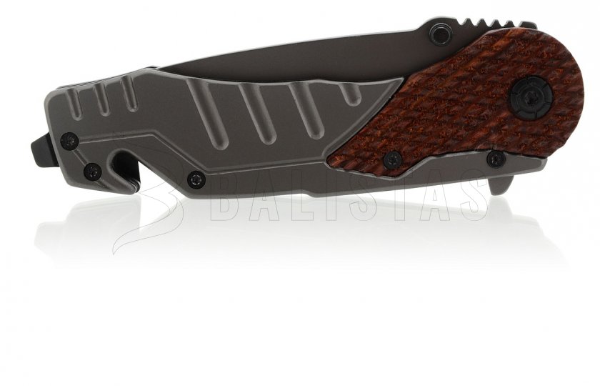 Cuchillo Madera con cierre de seguridad 21 cm