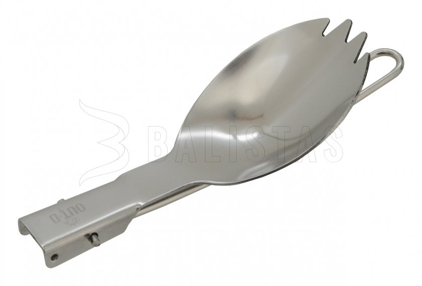 Cuchara plegable de acero inoxidable 210/130 mm