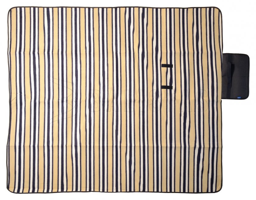 Manta de picnic Fleece 150x135 cm azul