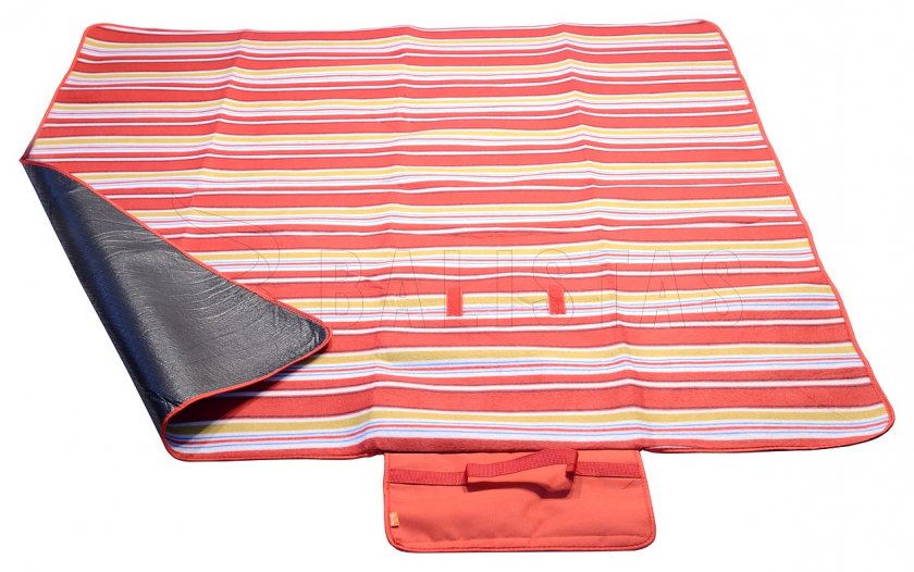 Manta de picnic Fleece 150x135 cm roja