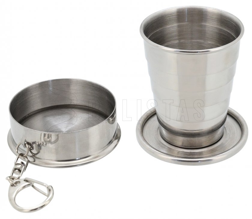 Vaso plegable de acero inoxidable 60 ml