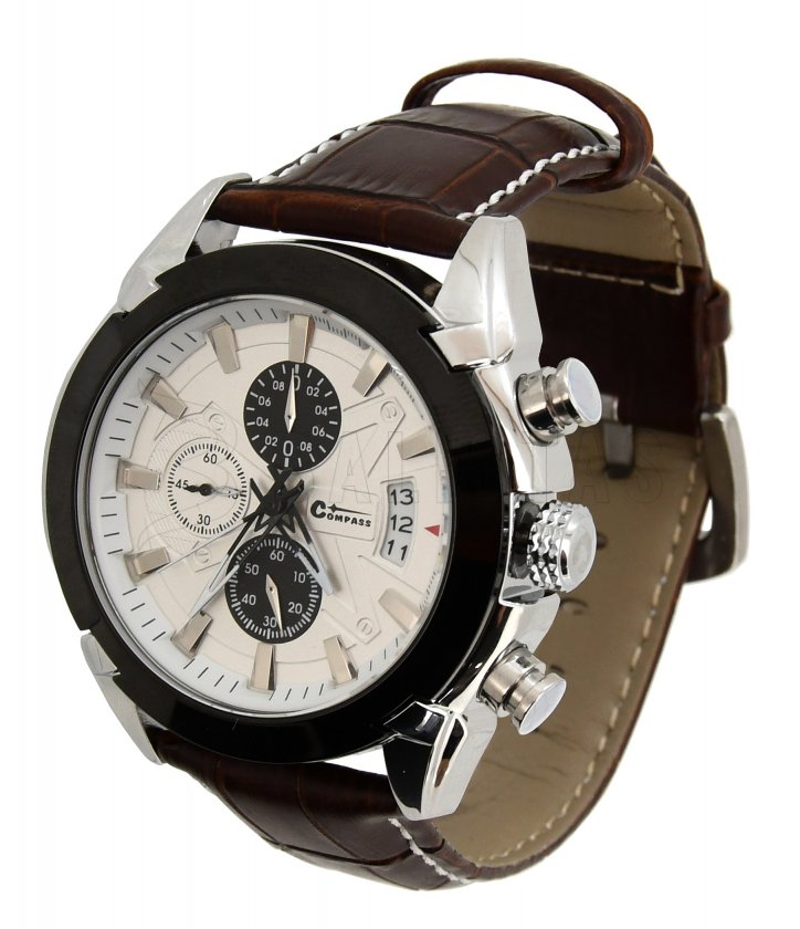 Reloj Chrono White Compass
