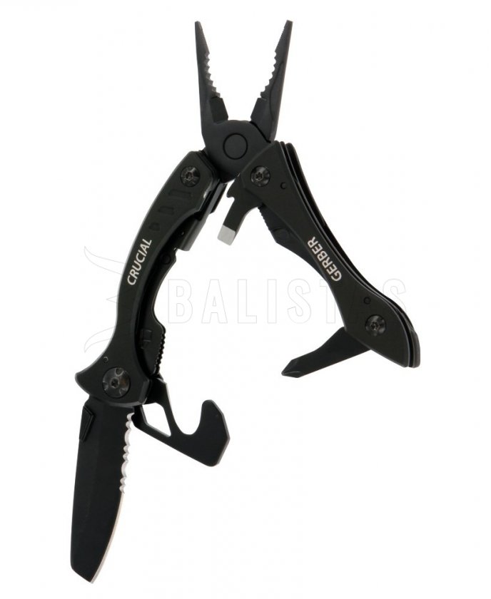 Alicates Gerber Crucial, negro