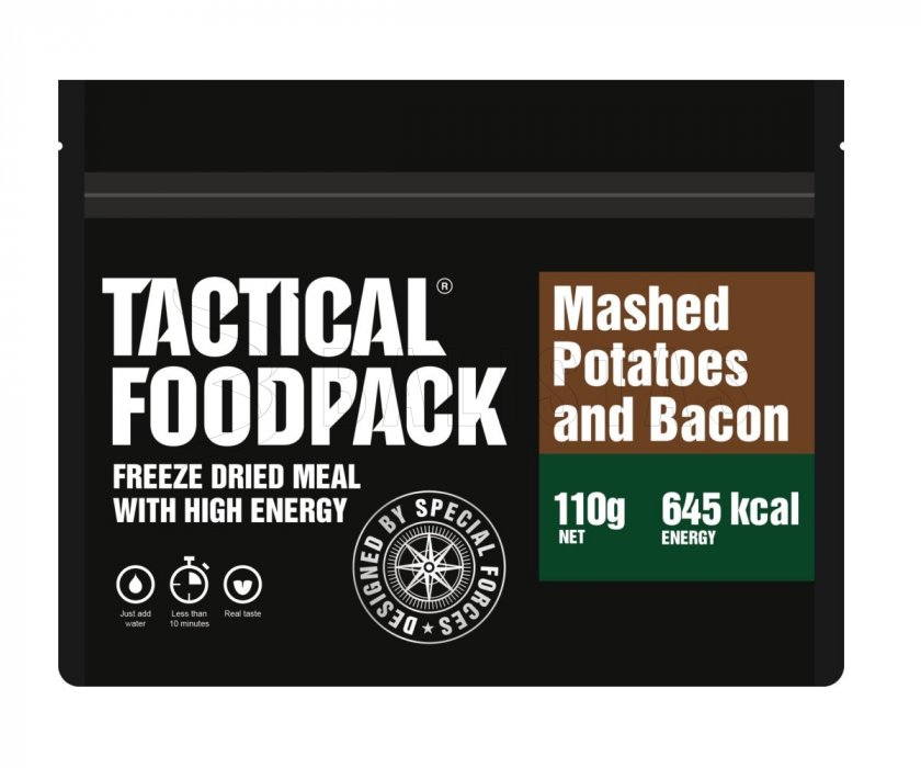Comida deshidratada - puré de patatas con bacon Tactical Foodpack
