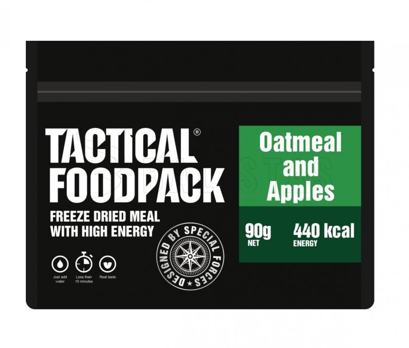 Comida deshidratada - gachas con manzanas Tactical Foodpack