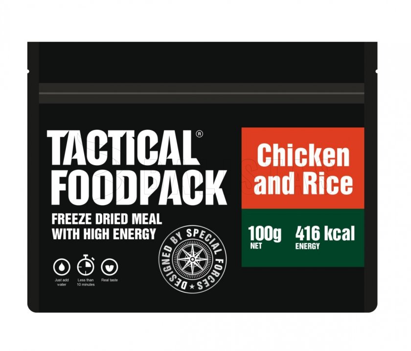 Comida deshidratada - arroz con pollo Tactical Foodpack