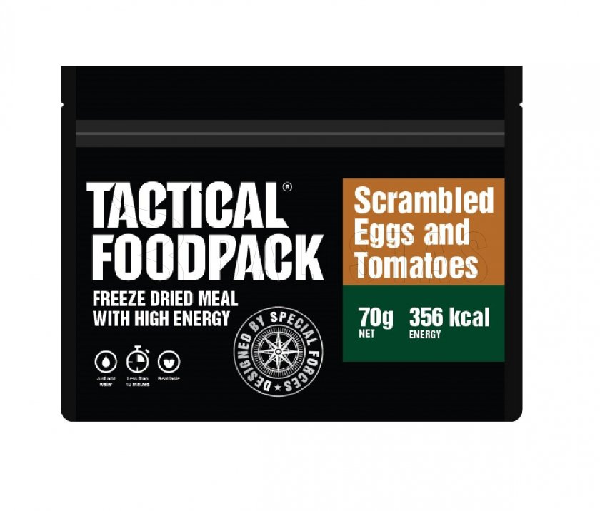 Comida deshidratada - huevos revueltos con tomate Tactical Foodpack