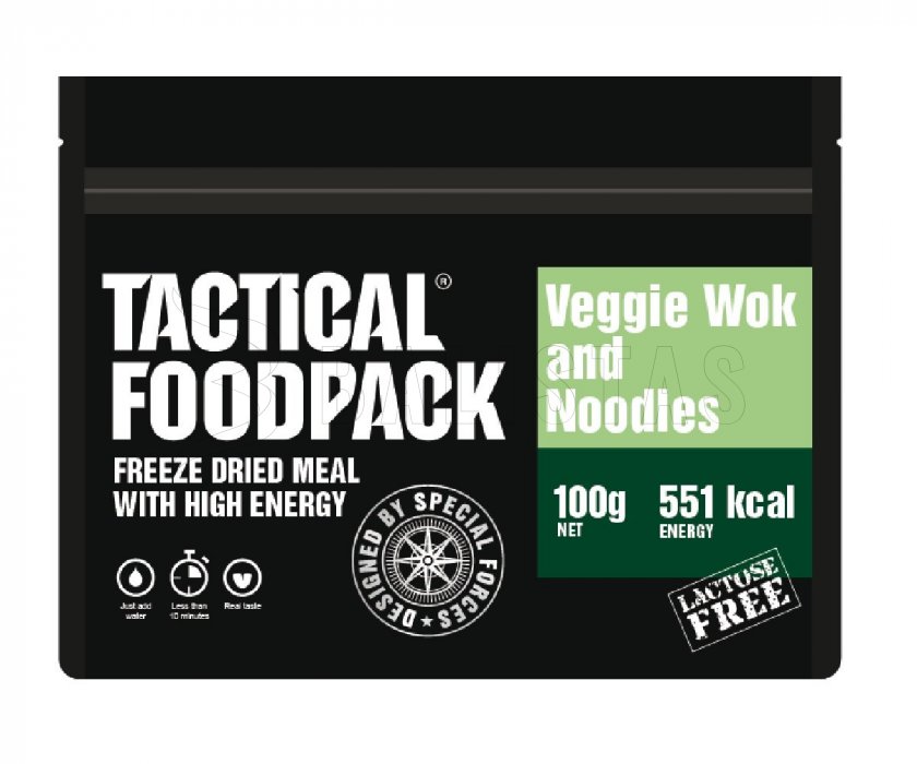 Comida deshidratada - verduras con fideos Tactical Foodpack