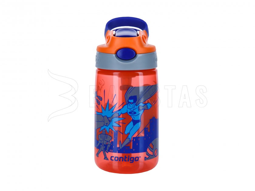 Biberón Contigo James 0,42 l naranja superhéroe
