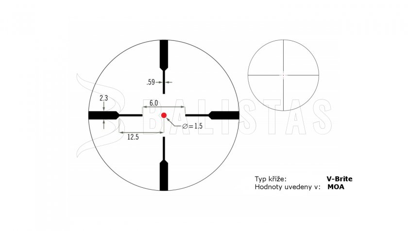 Visor Vortex Crossfire II Hog Hunter 3-12x56 AO V-Brite