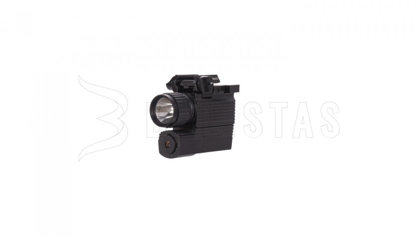 Mira láser Venox Flash verde con linterna LED