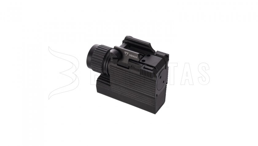 Mira láser Venox Flash verde con linterna LED