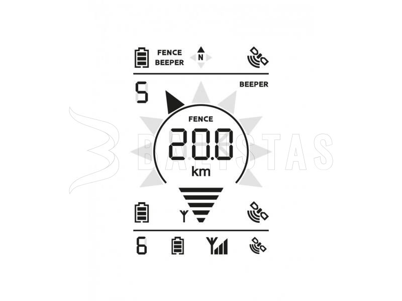 Localizador GPS Dogtrace DOG GPS X22 para 2 perros - Naranja