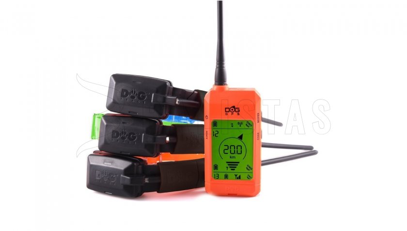 Localizador GPS Dogtrace DOG GPS X23 para 3 perros - Naranja