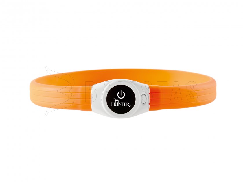 Collar luminoso Hunter Yukon LED 20-63cm naranja